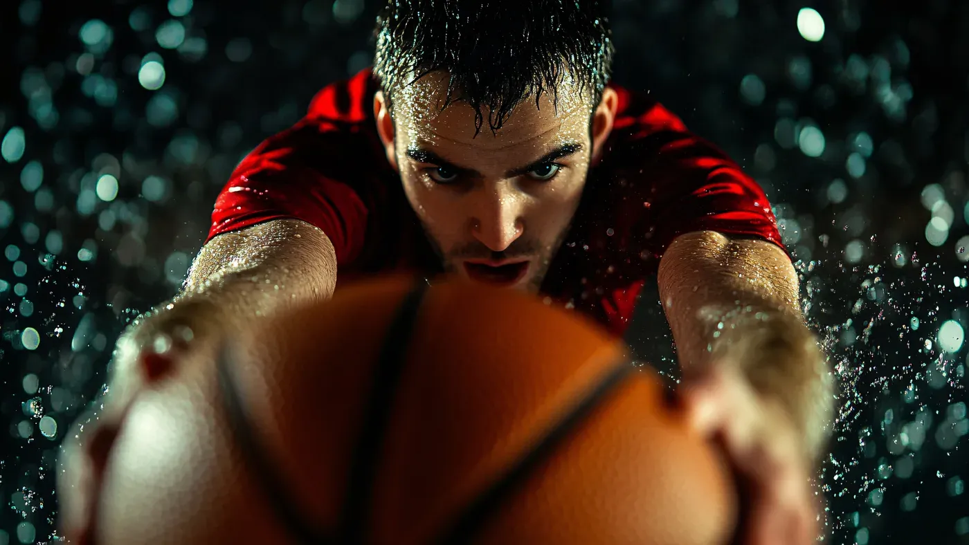Point guard som driver bollen